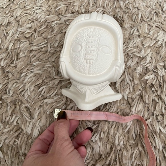 Football Sport Coin Bank Ceramic Bisque Ready To Paint Pottery Helmet DIY Craft - Picture 6 of 9